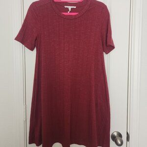 BCBGeneration Women’s Pullover Fit & Flare Ribbed Dress – Size M